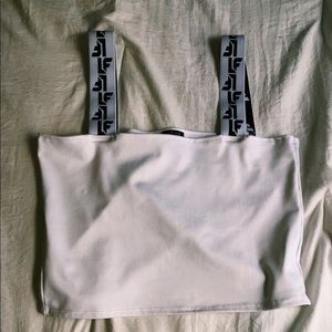 LF white crop , size medium